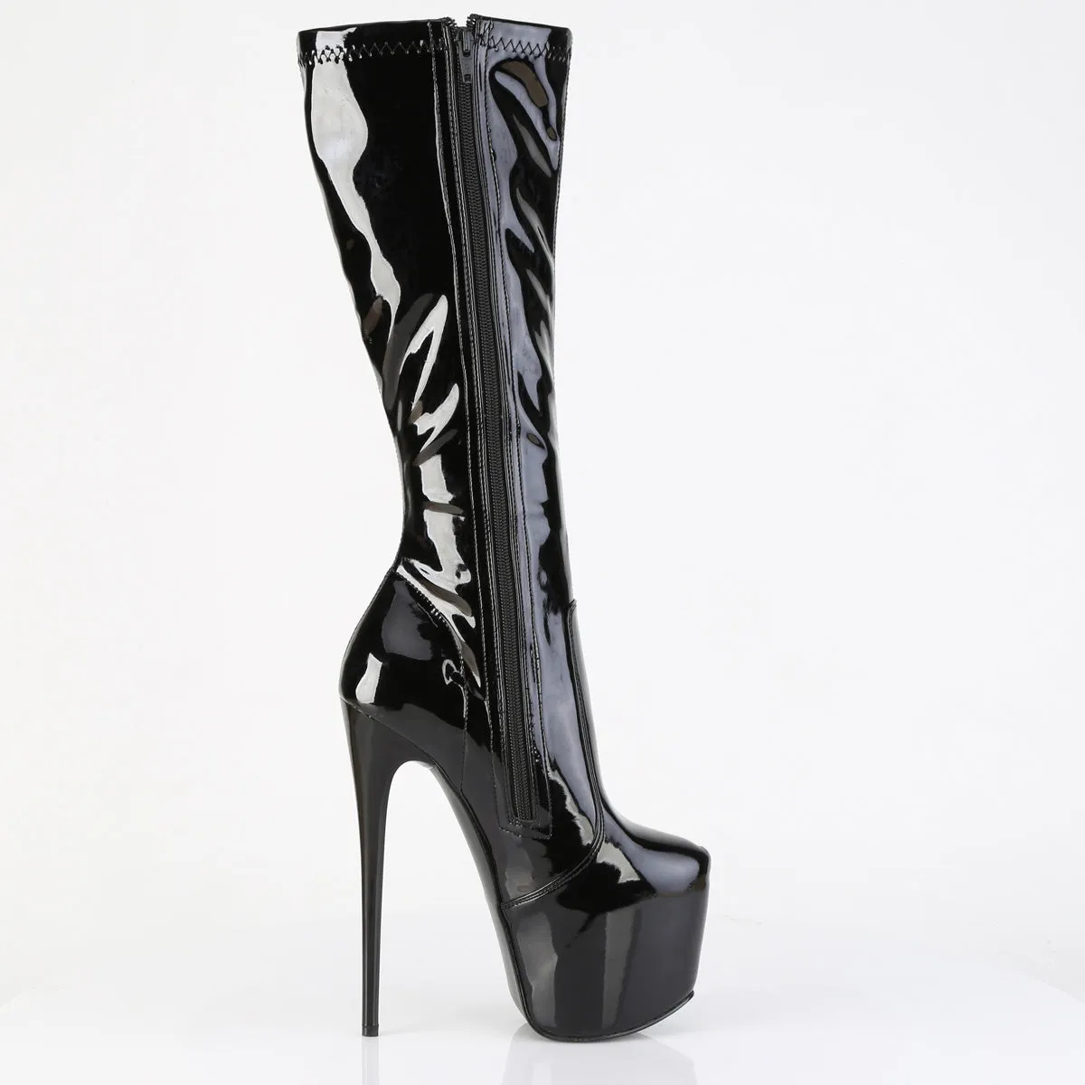 Dark Dominion Glossy Knee High Boots Jubilant-2000