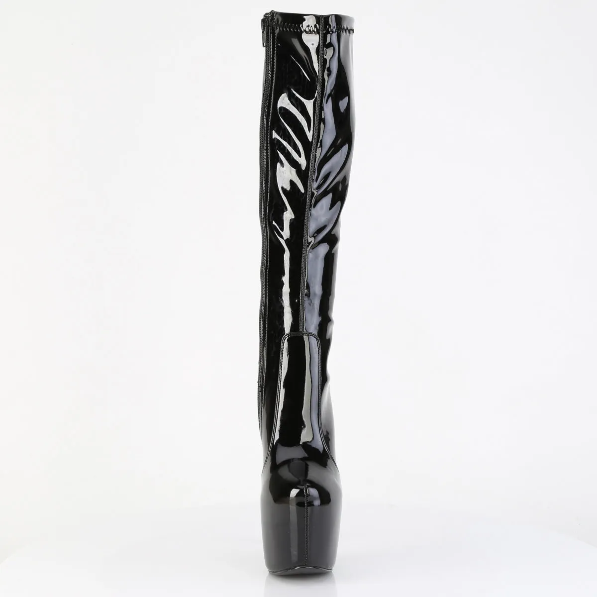 Dark Dominion Glossy Knee High Boots Jubilant-2000