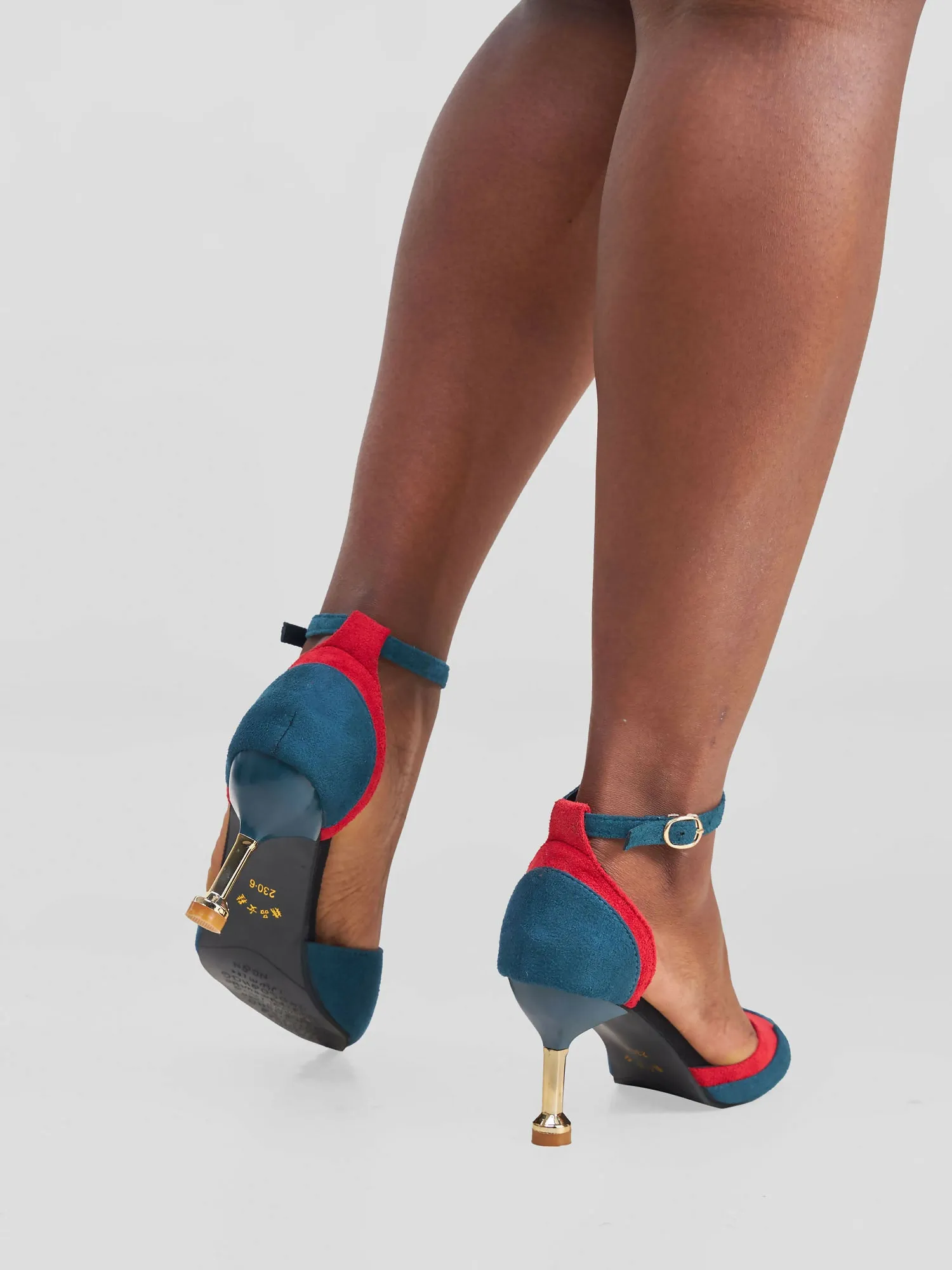 D'orsay Heel - Green / Red