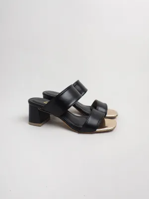 DUO-SLIDERS on block heels