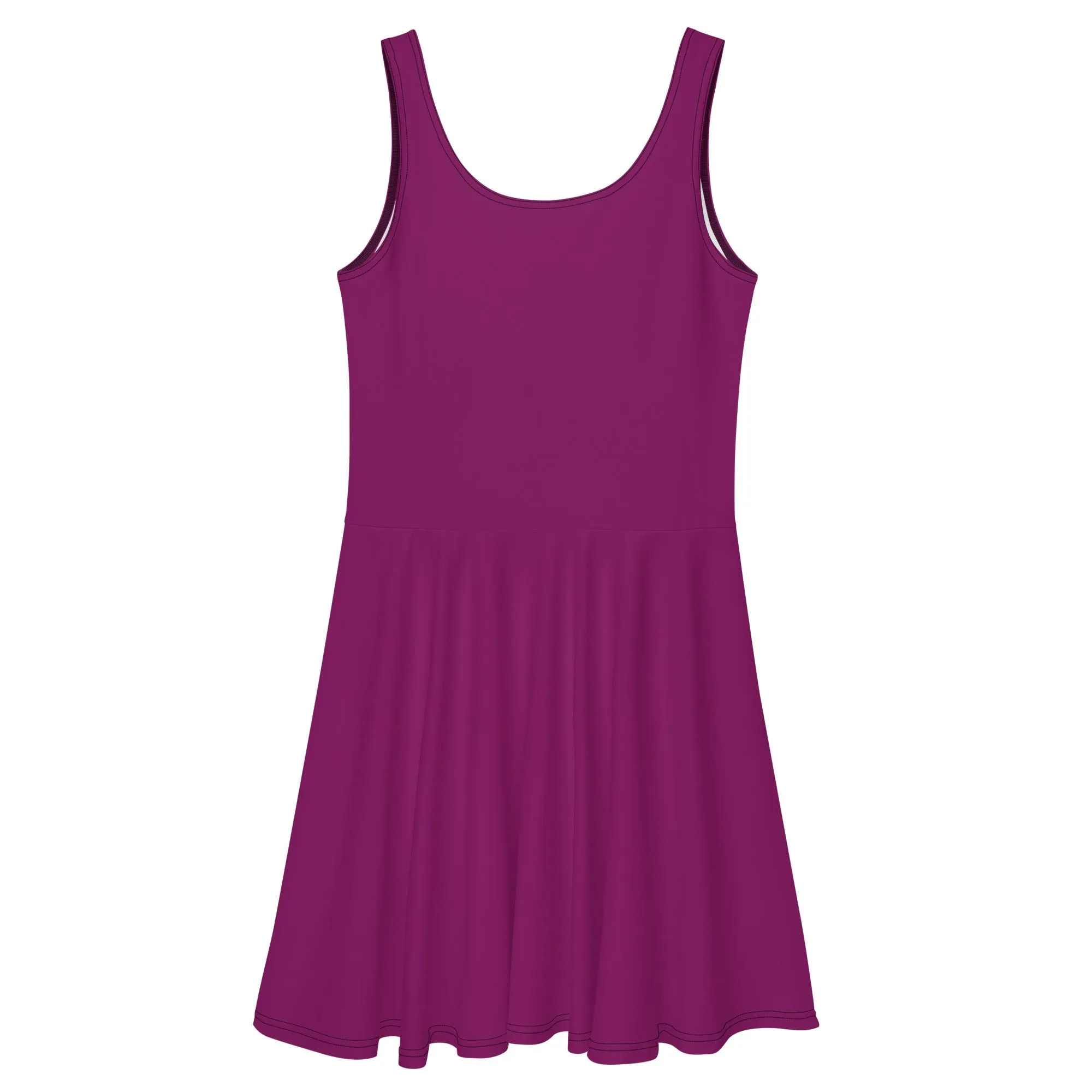 Eggplant Skater Dress