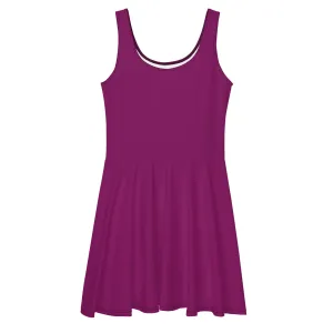Eggplant Skater Dress