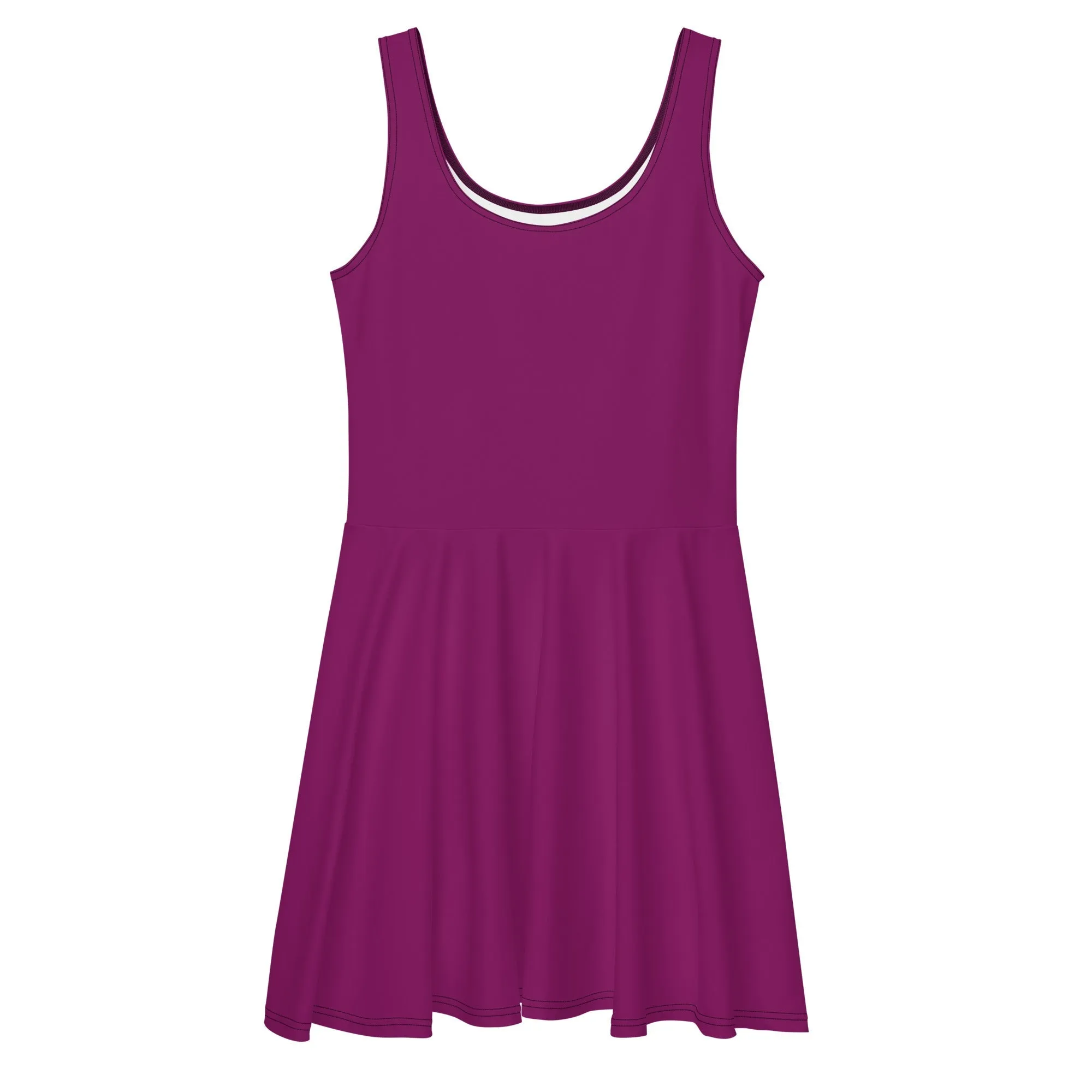 Eggplant Skater Dress