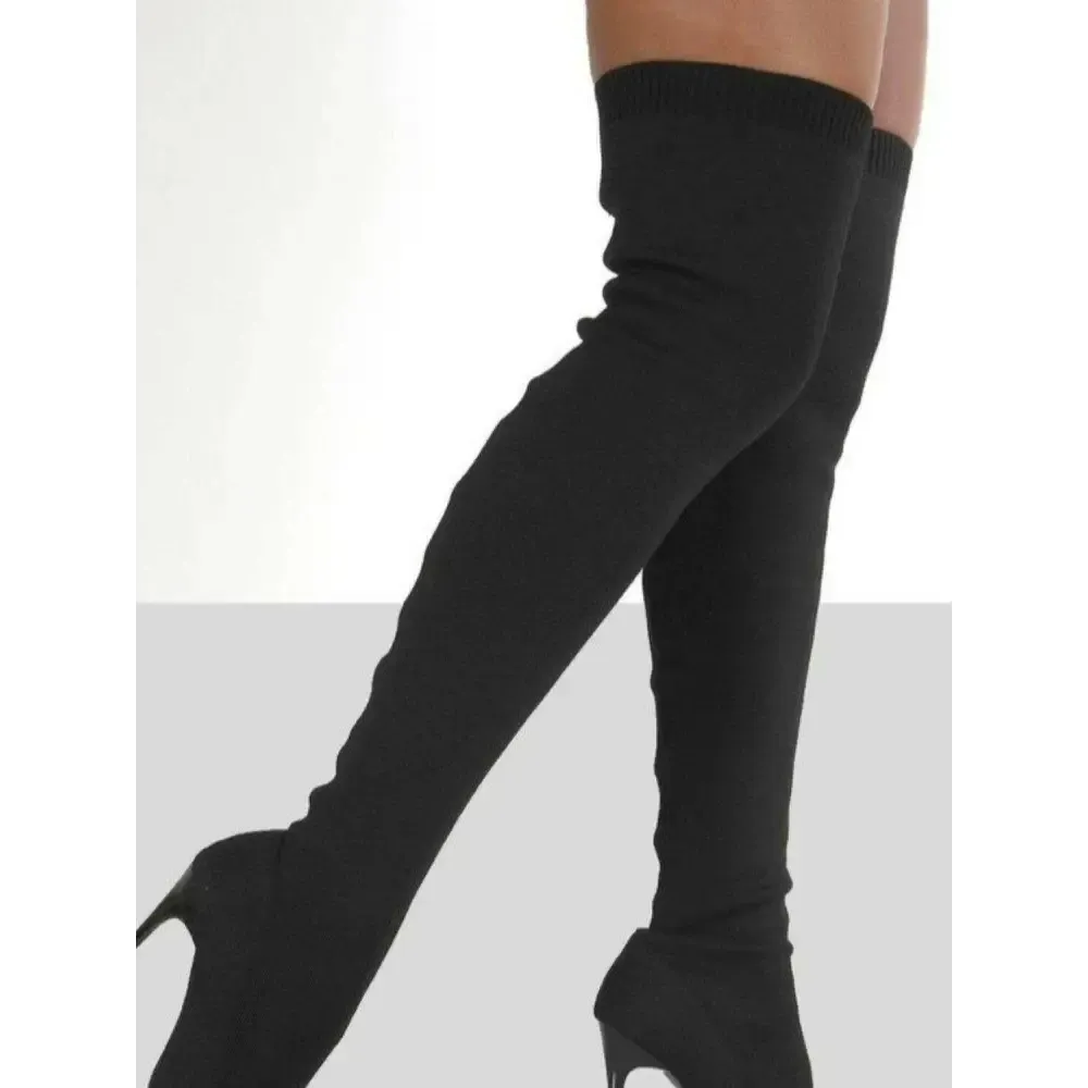 Elevate Your Wardrobe with Luxury Fashion for Woman Knee Stiletto Boots