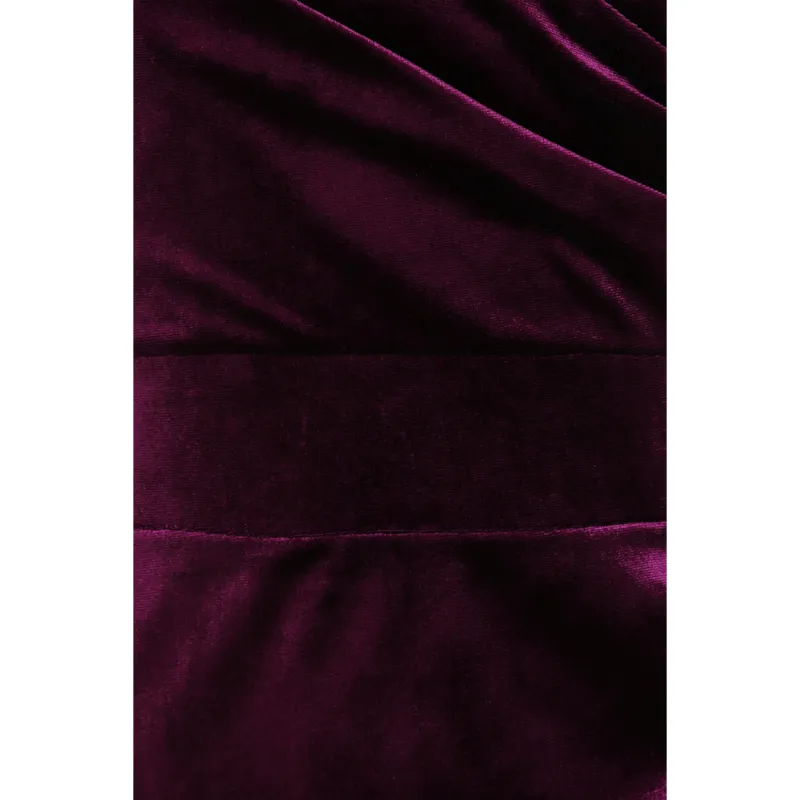 Elsie Dress - Plum Velvet
