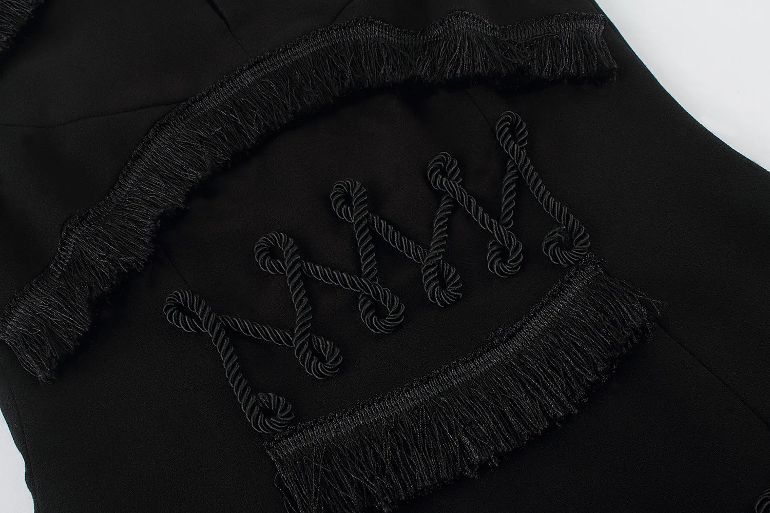 Embellished Fringe Dress