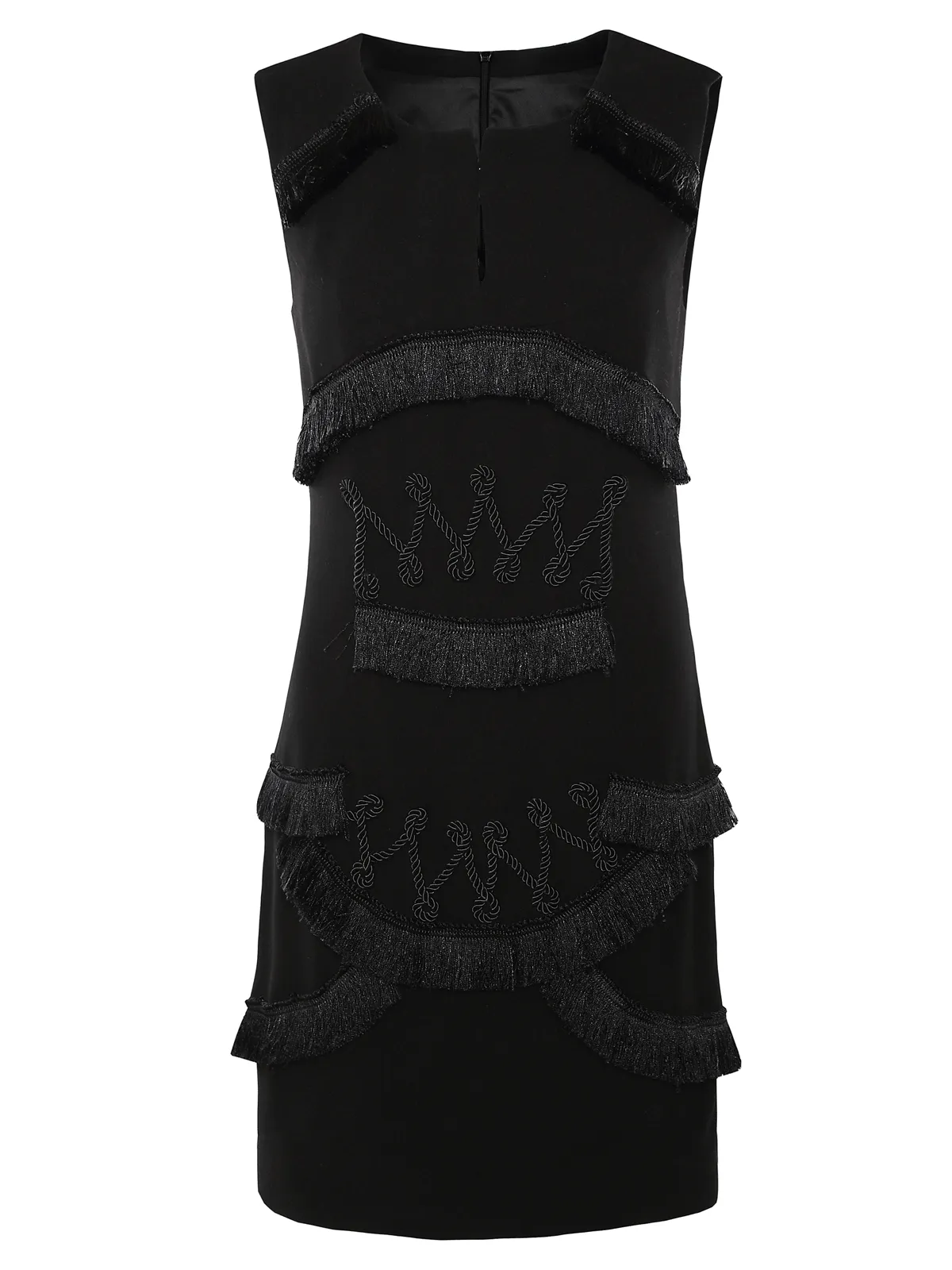 Embellished Fringe Dress