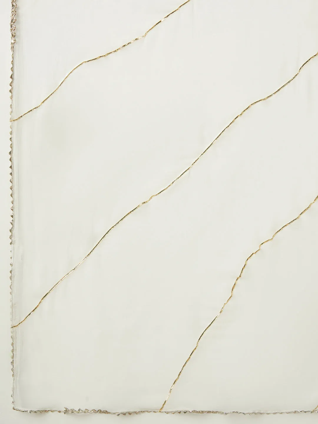Embroidered Off-White Kurta Set