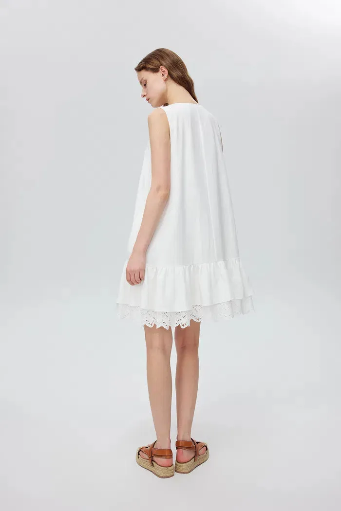 Emma Dress in Tencel Linen Blend
