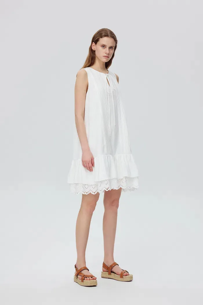 Emma Dress in Tencel Linen Blend