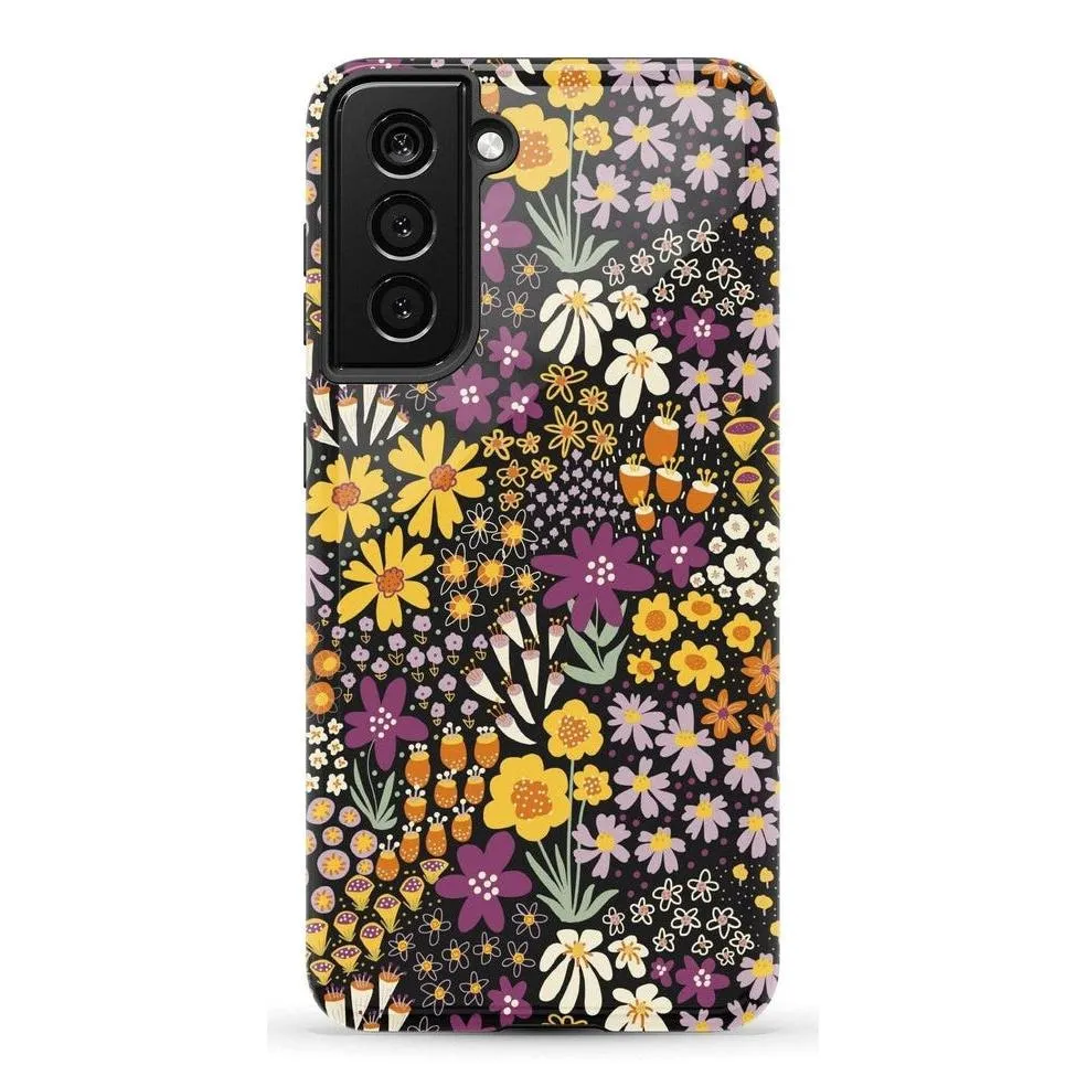 Falling for You | Plum Floral Samsung Case