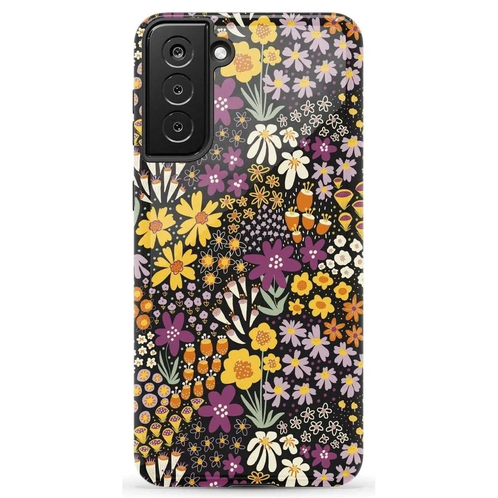 Falling for You | Plum Floral Samsung Case