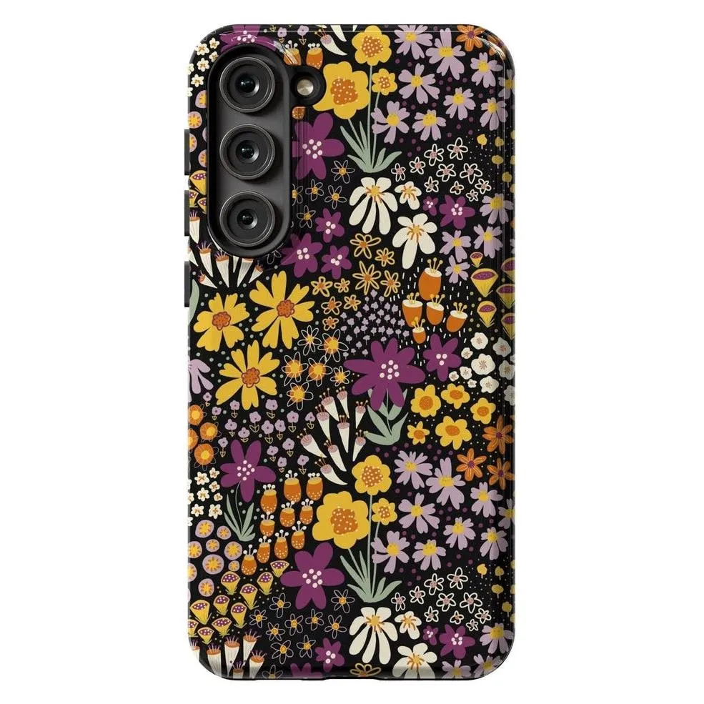 Falling for You | Plum Floral Samsung Case