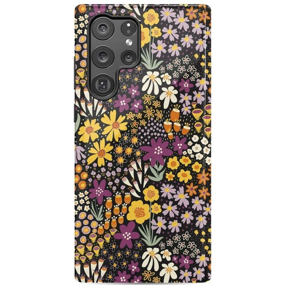 Falling for You | Plum Floral Samsung Case
