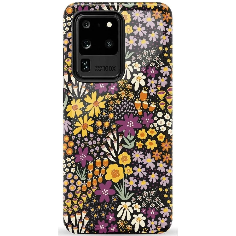 Falling for You | Plum Floral Samsung Case