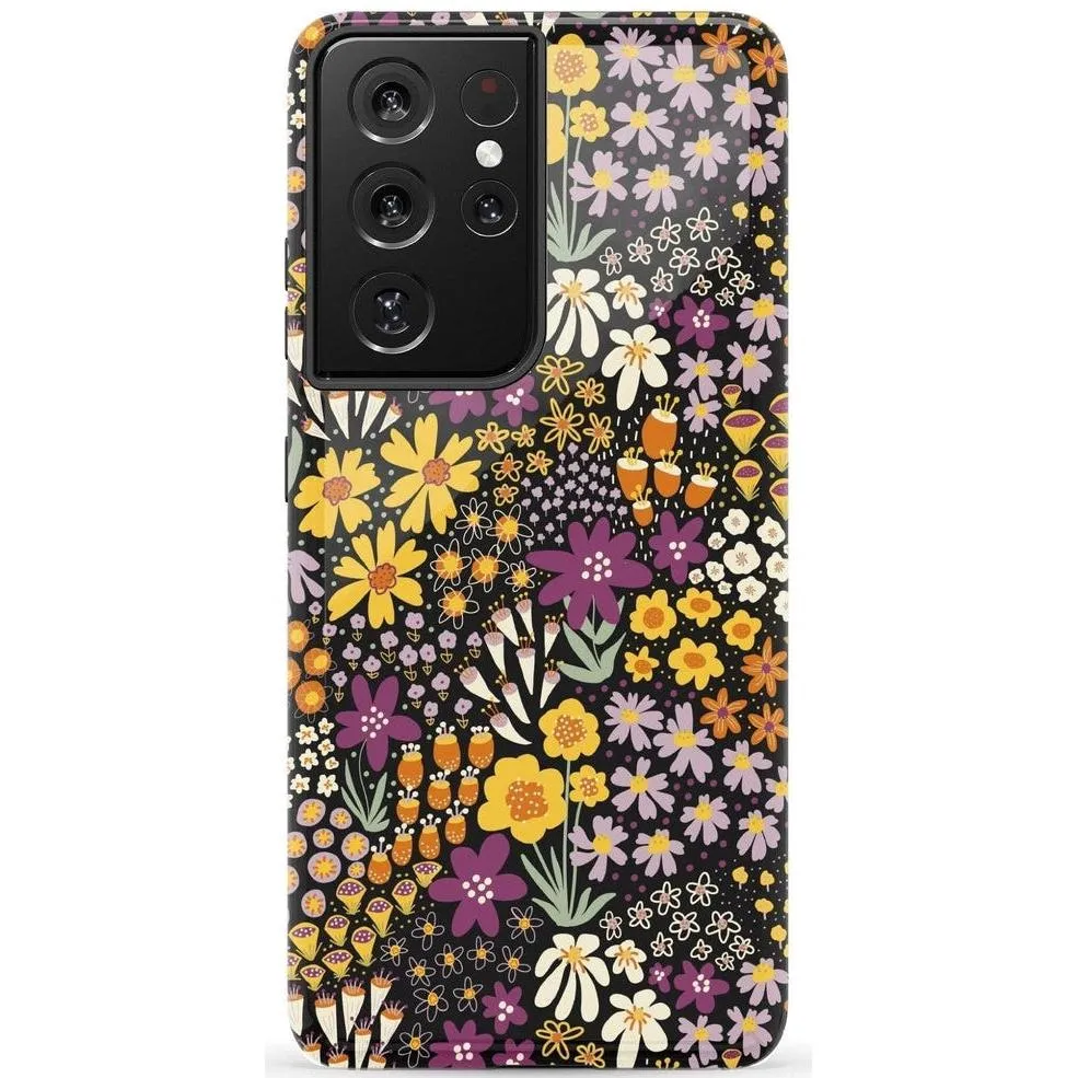Falling for You | Plum Floral Samsung Case