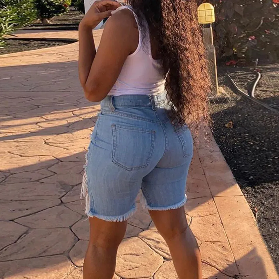 Fashion High Street Sexy Hot Girl Jeans