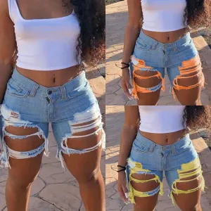 Fashion High Street Sexy Hot Girl Jeans