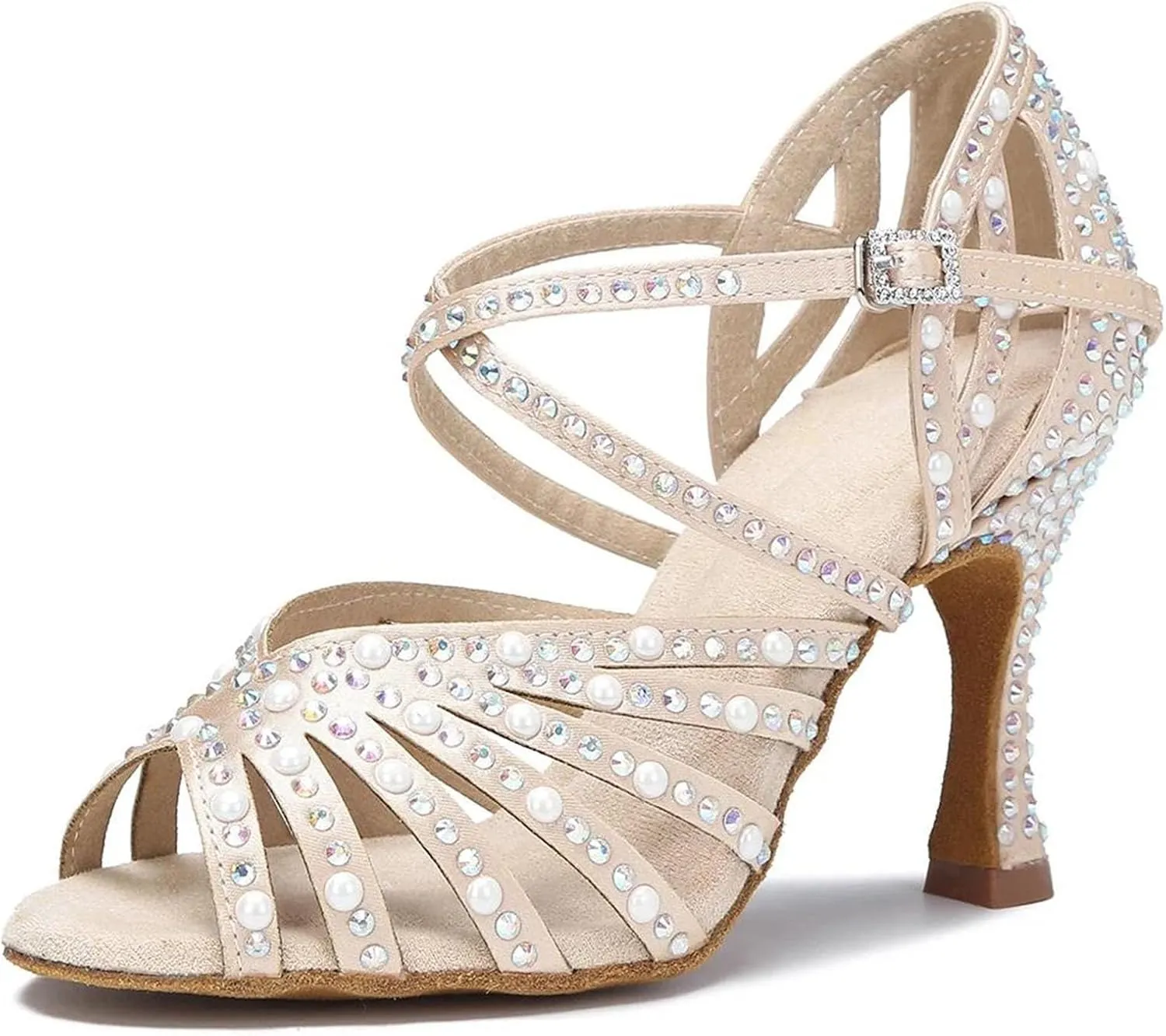 Fashion Samba Sneakers - Ballroom Party Heels for Girls (8.5CM/3.35")