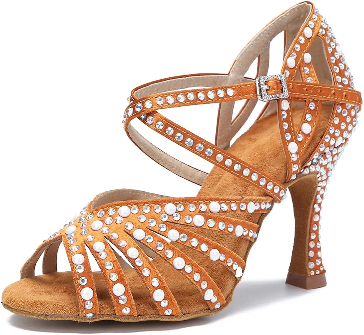 Fashion Samba Sneakers - Ballroom Party Heels for Girls (8.5CM/3.35")