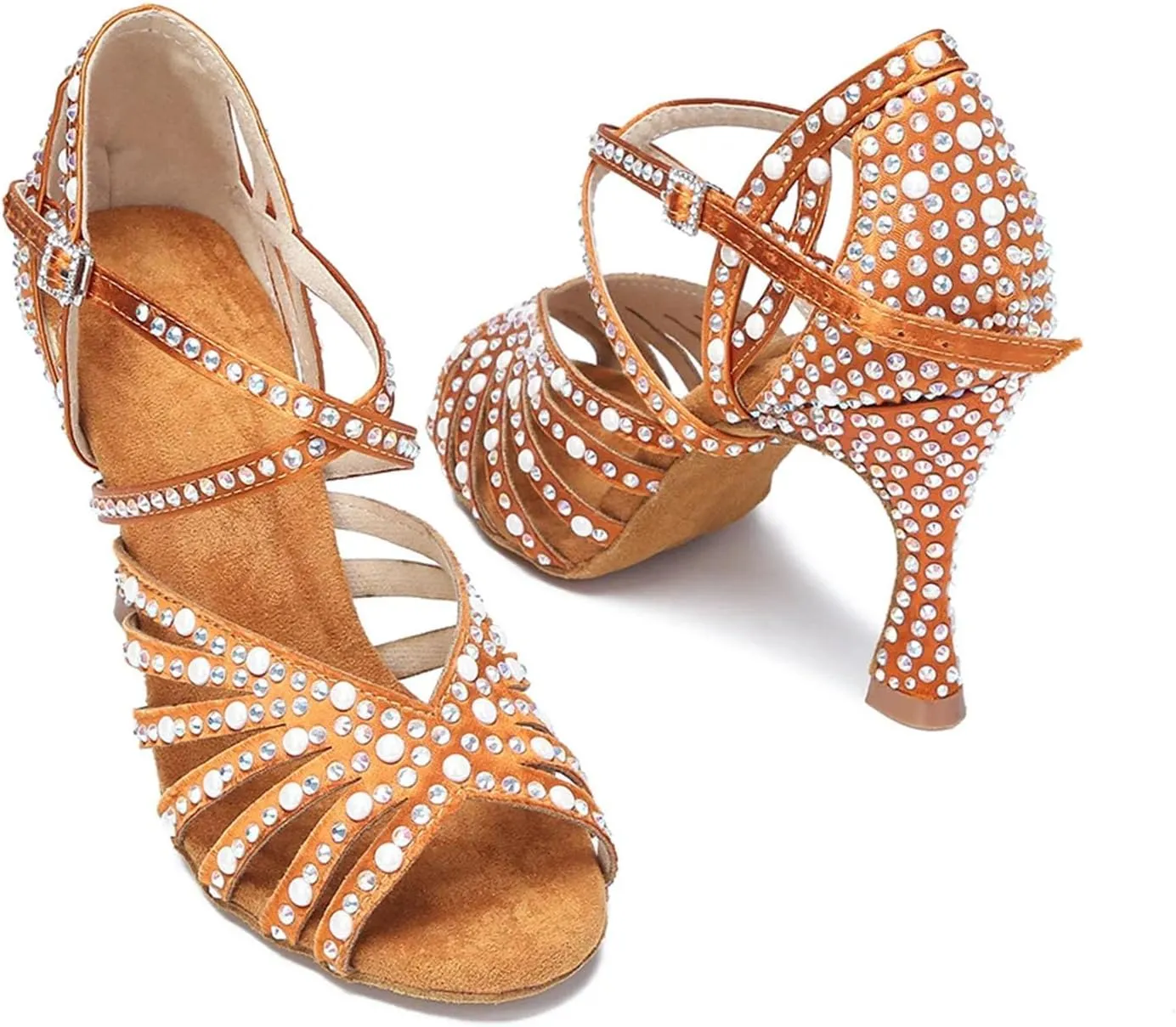 Fashion Samba Sneakers - Ballroom Party Heels for Girls (8.5CM/3.35")
