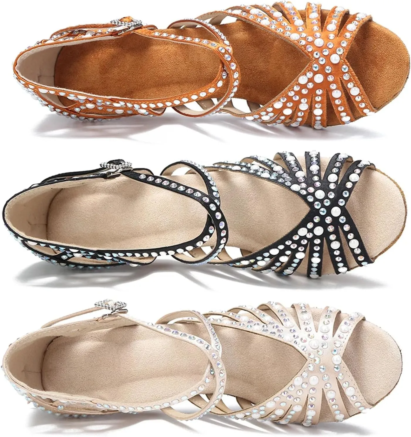 Fashion Samba Sneakers - Ballroom Party Heels for Girls (8.5CM/3.35")