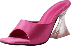 Fashion Summer Shoes Women Sandals Casual High Heel Chunky Heel Fish Mouth Open Toe Sexy Womens Sandals