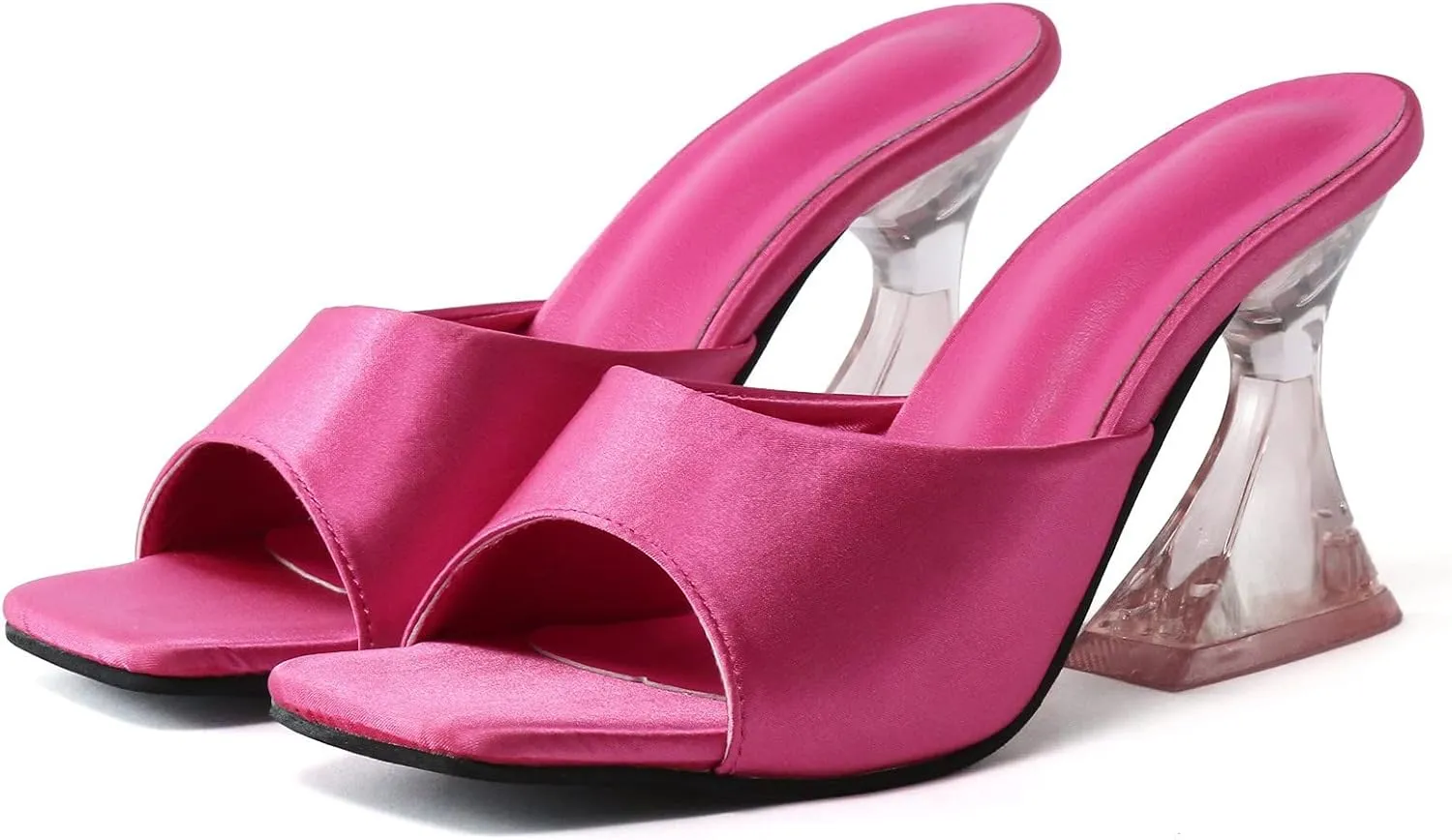 Fashion Summer Shoes Women Sandals Casual High Heel Chunky Heel Fish Mouth Open Toe Sexy Womens Sandals