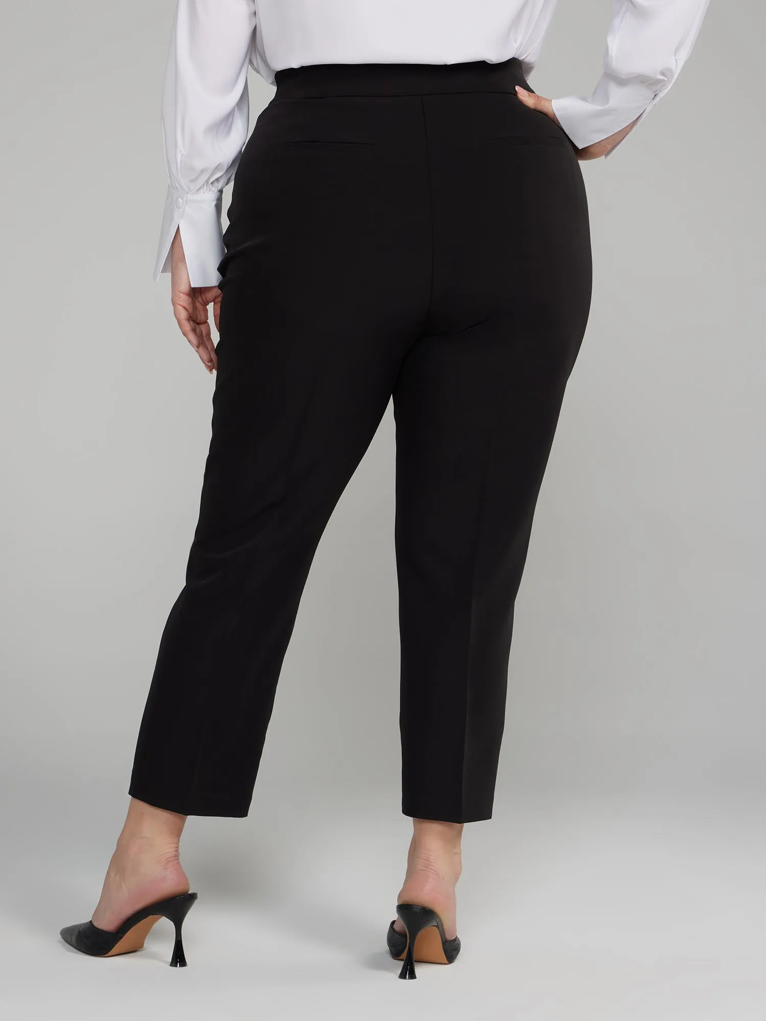 Fashion To Figure - The Liris High Rise Tapered Leg Pants - Short Length
