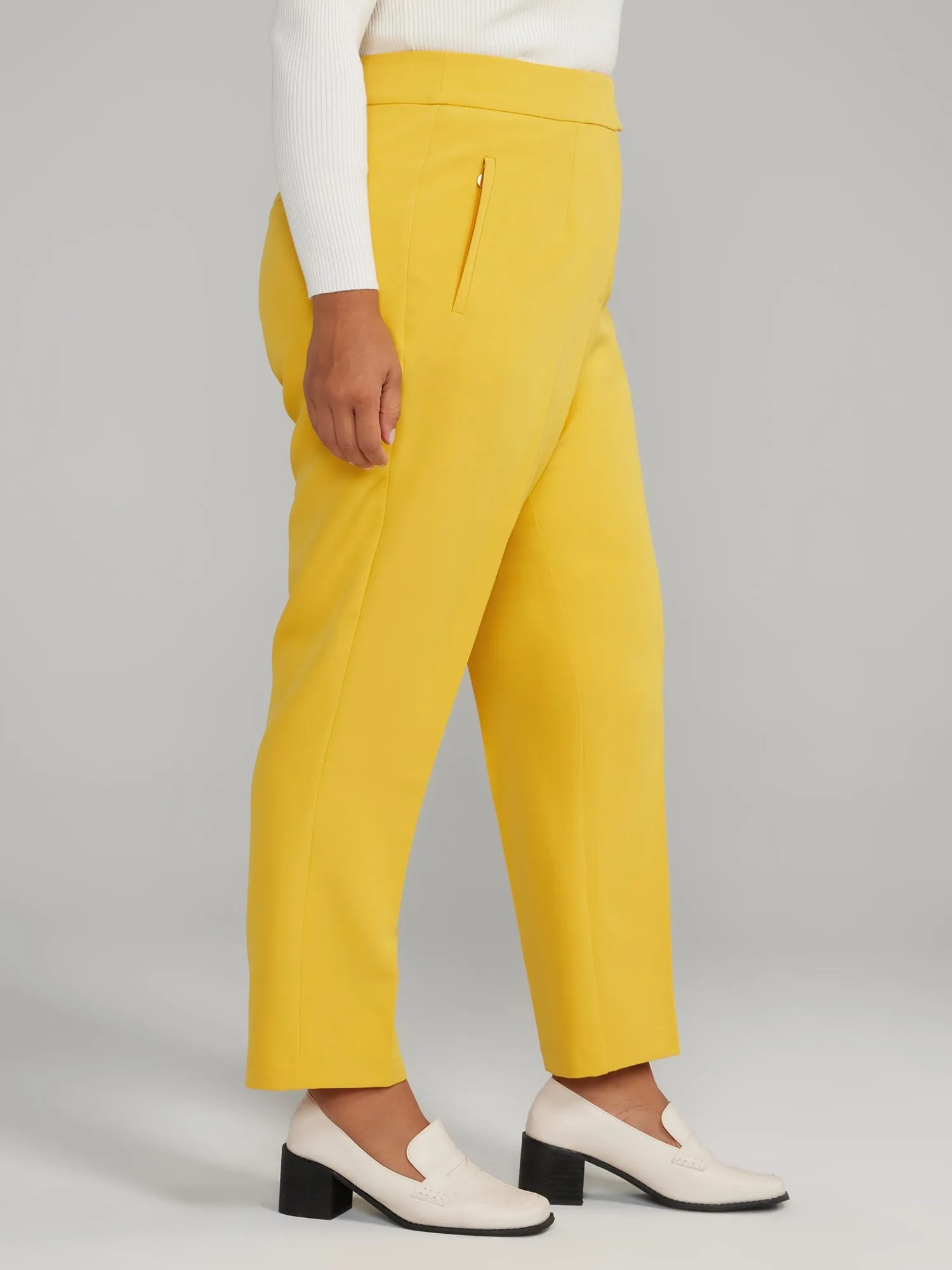 Fashion To Figure - The Liris High Rise Tapered Leg Pants - Short Length