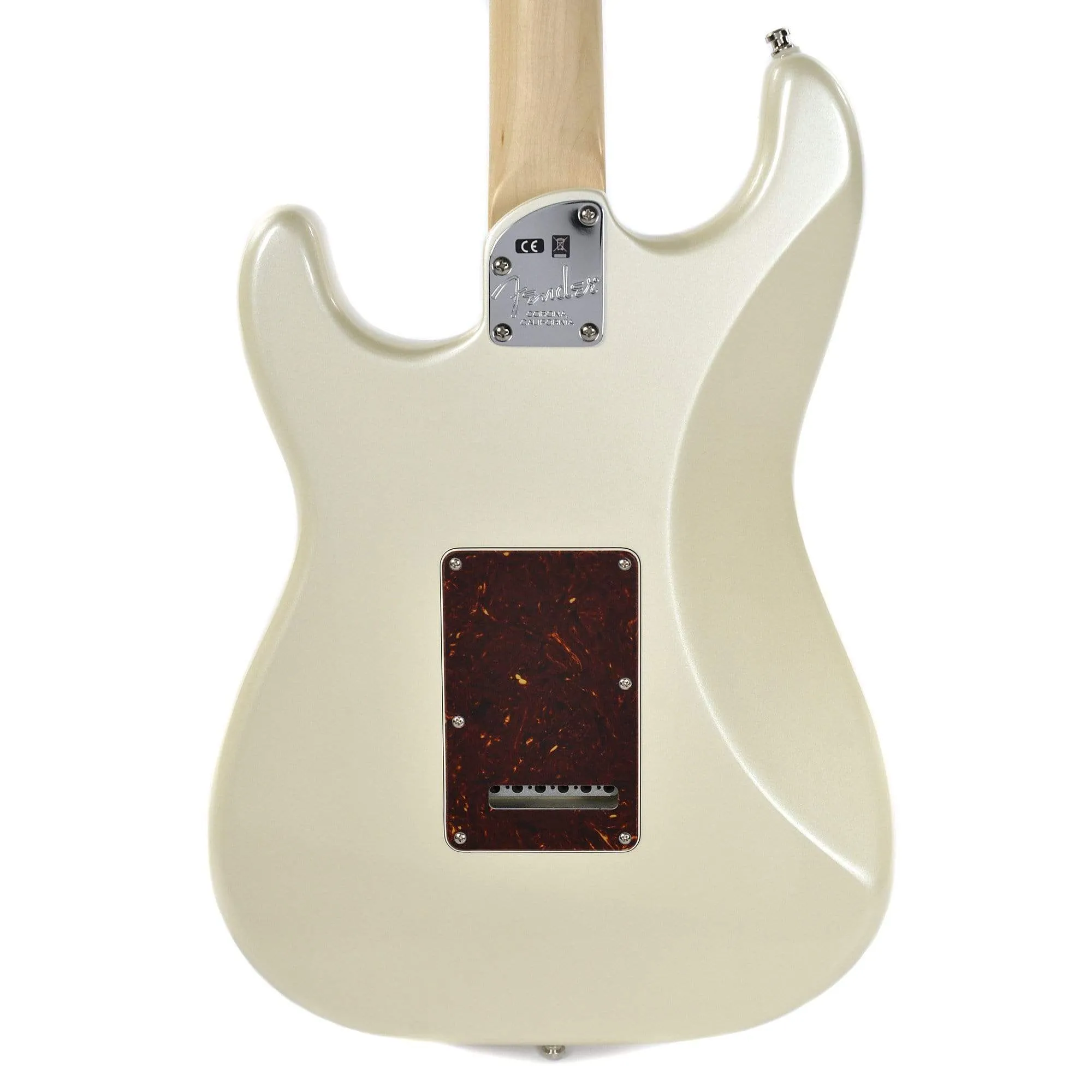 Fender American Elite Stratocaster EB Olympic Pearl w/Hardshell Case
