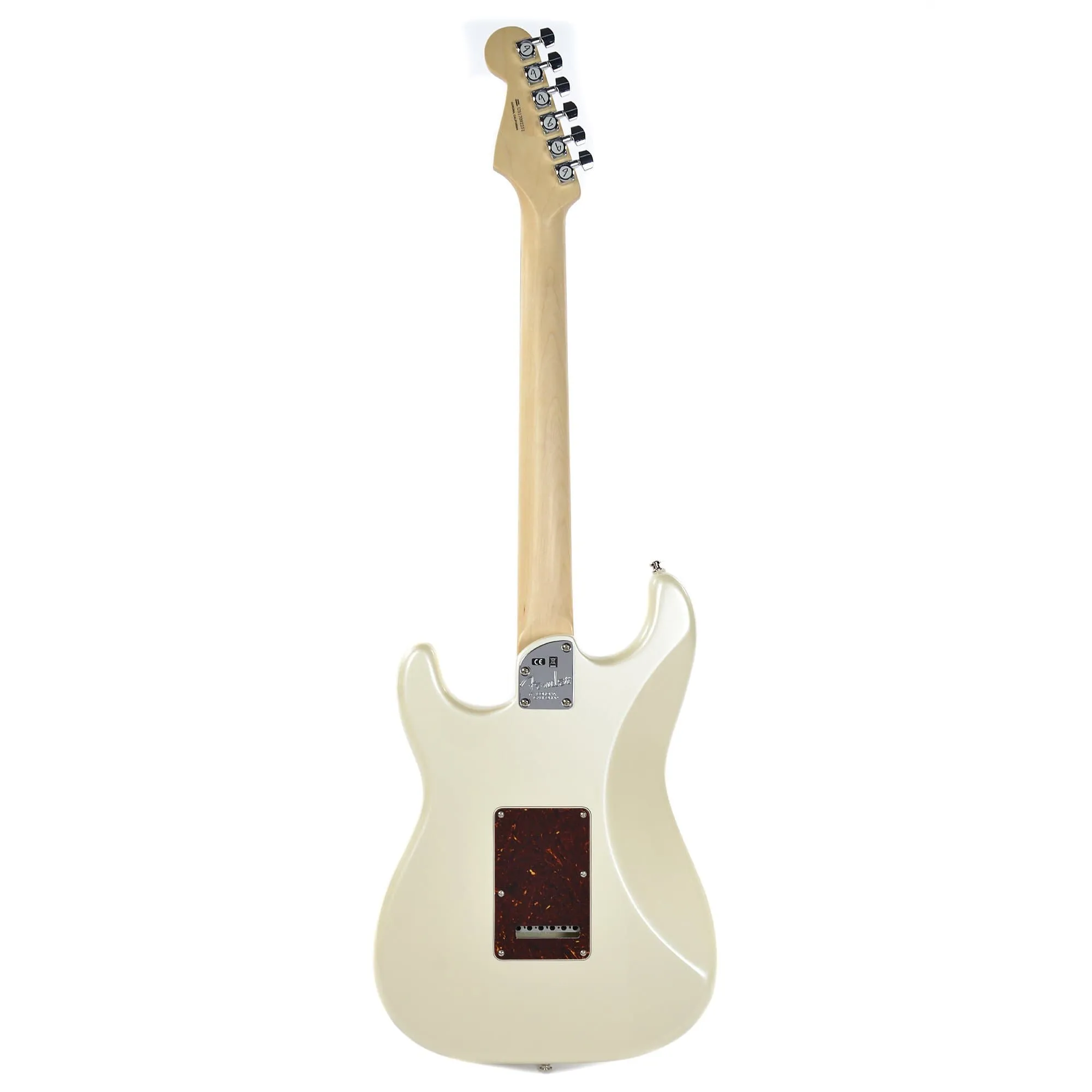 Fender American Elite Stratocaster EB Olympic Pearl w/Hardshell Case
