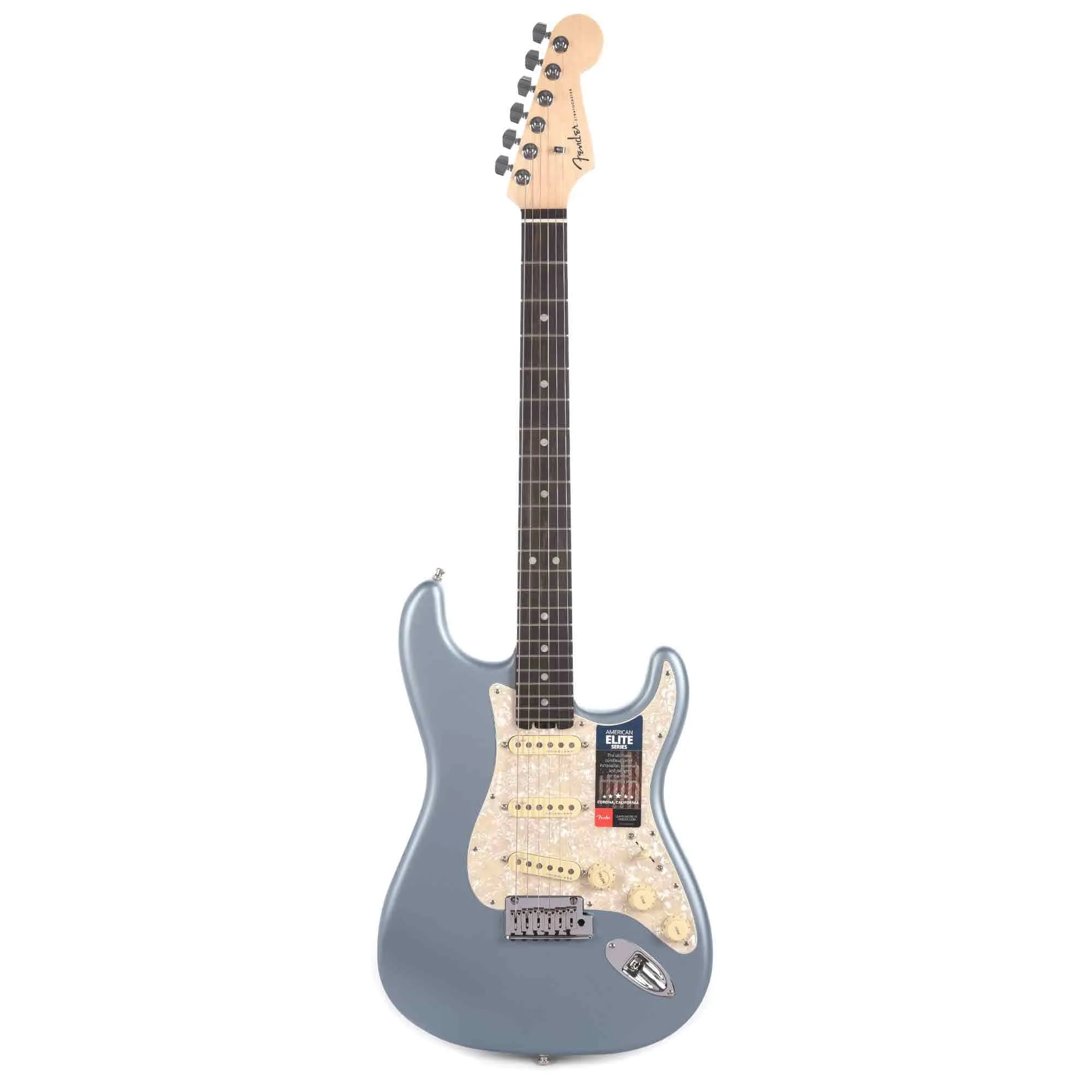 Fender American Elite Stratocaster Satin Ice Blue Metallic
