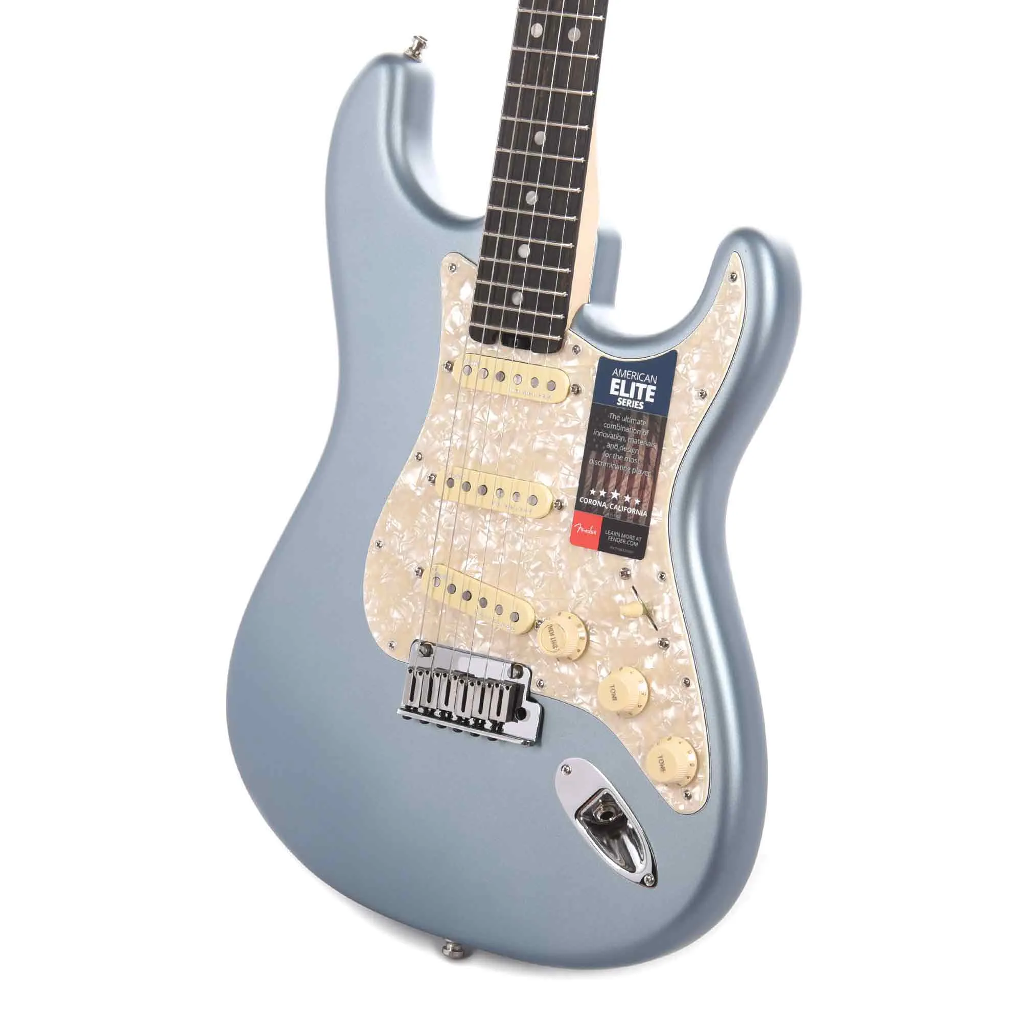 Fender American Elite Stratocaster Satin Ice Blue Metallic