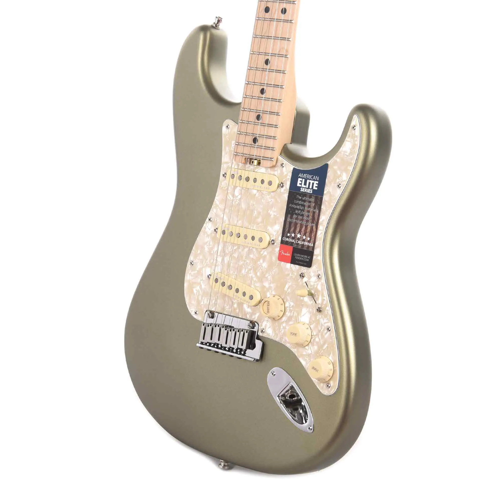 Fender American Elite Stratocaster Satin Jade Pearl Metallic