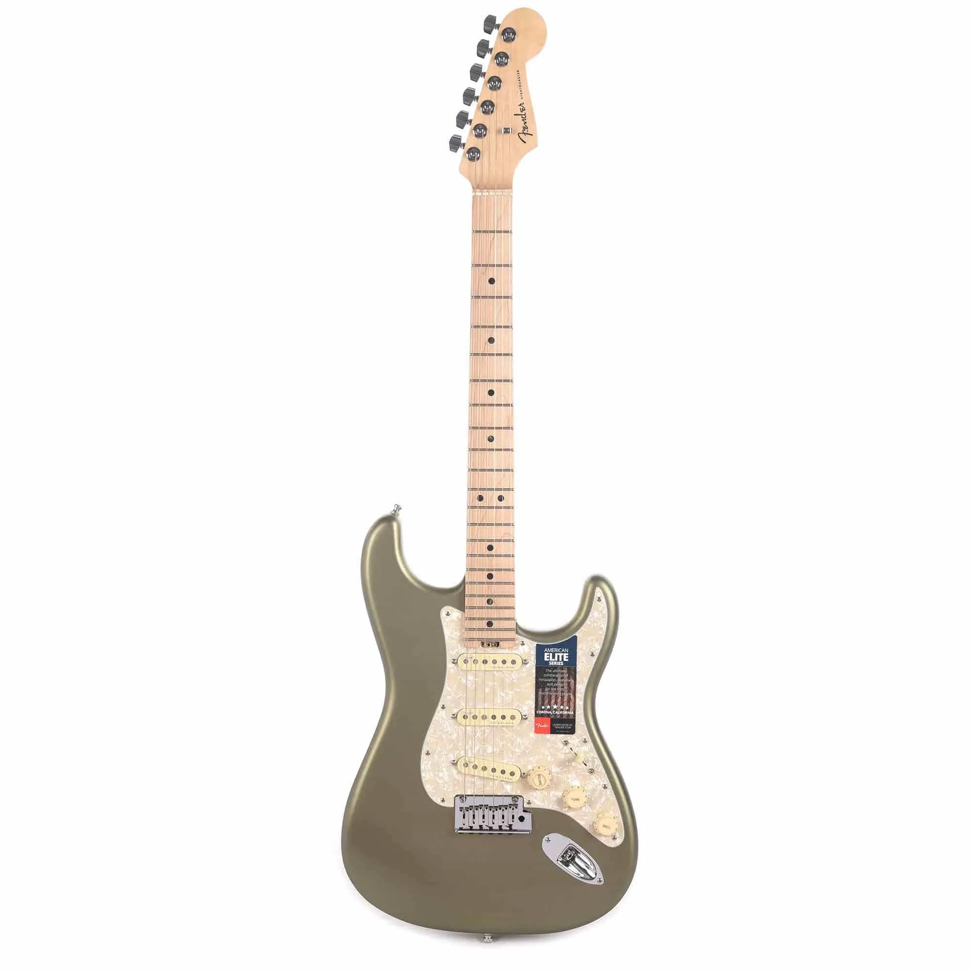 Fender American Elite Stratocaster Satin Jade Pearl Metallic