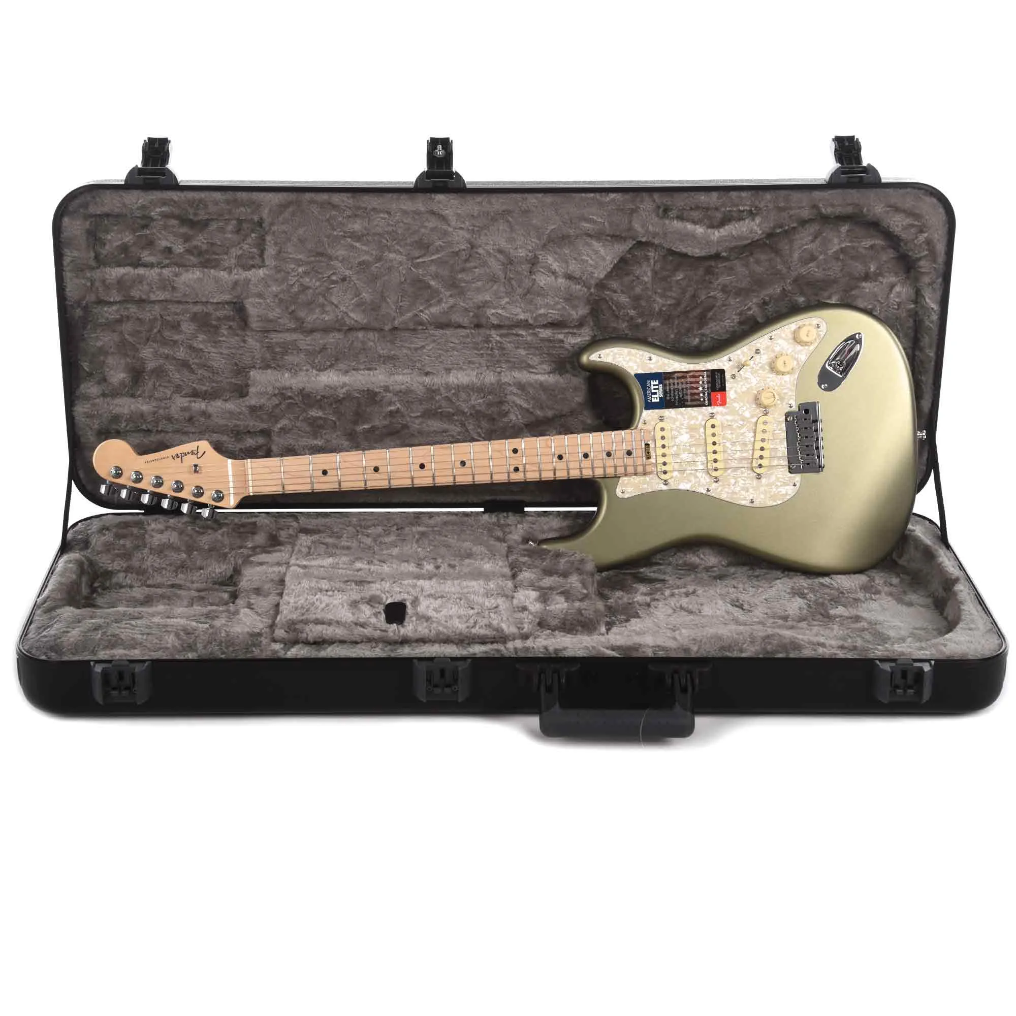 Fender American Elite Stratocaster Satin Jade Pearl Metallic