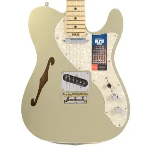 Fender American Elite Telecaster Thinline MN Champagne w/Hardshell Case