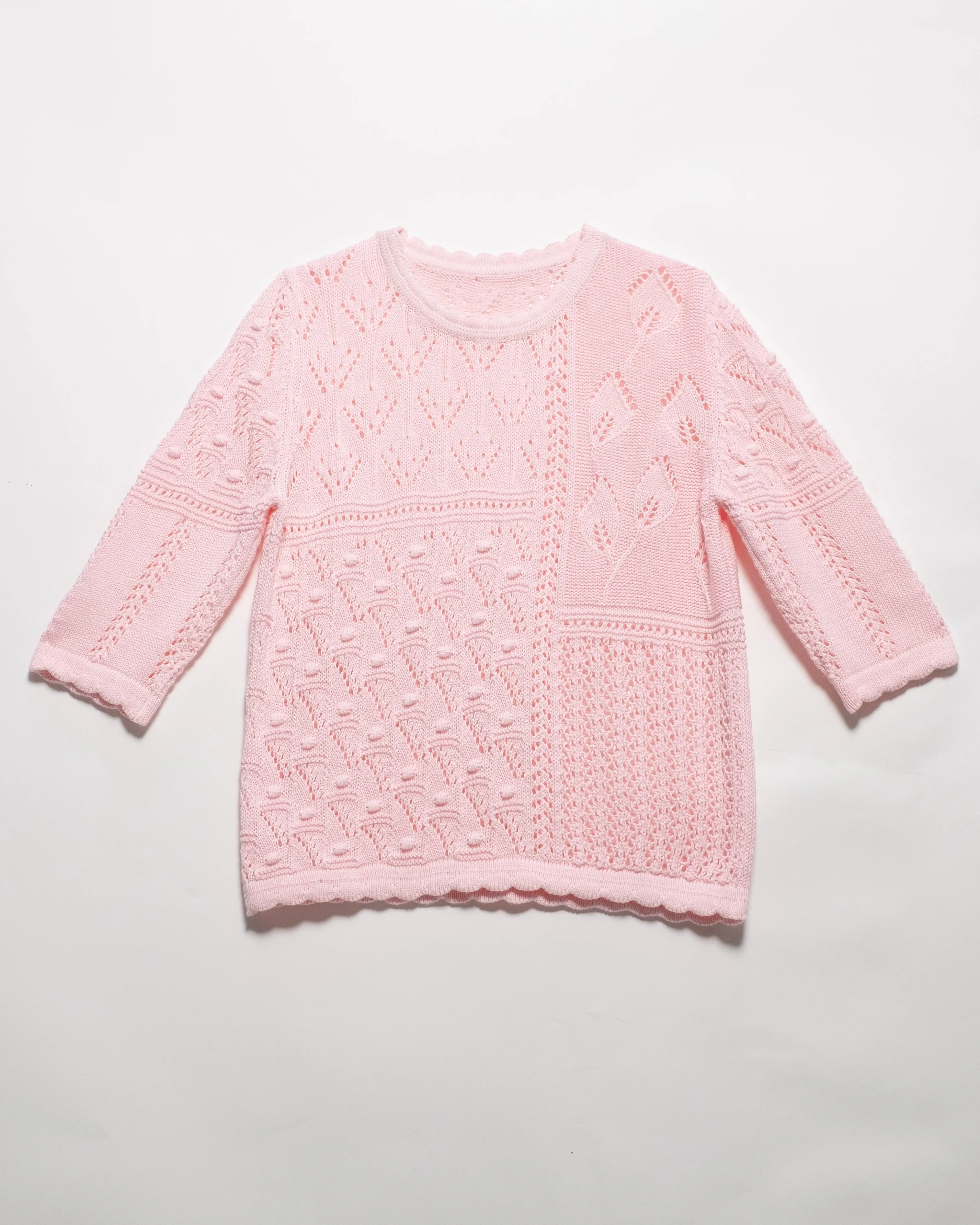 Fine Cotton T-shirt with Floral Pattern