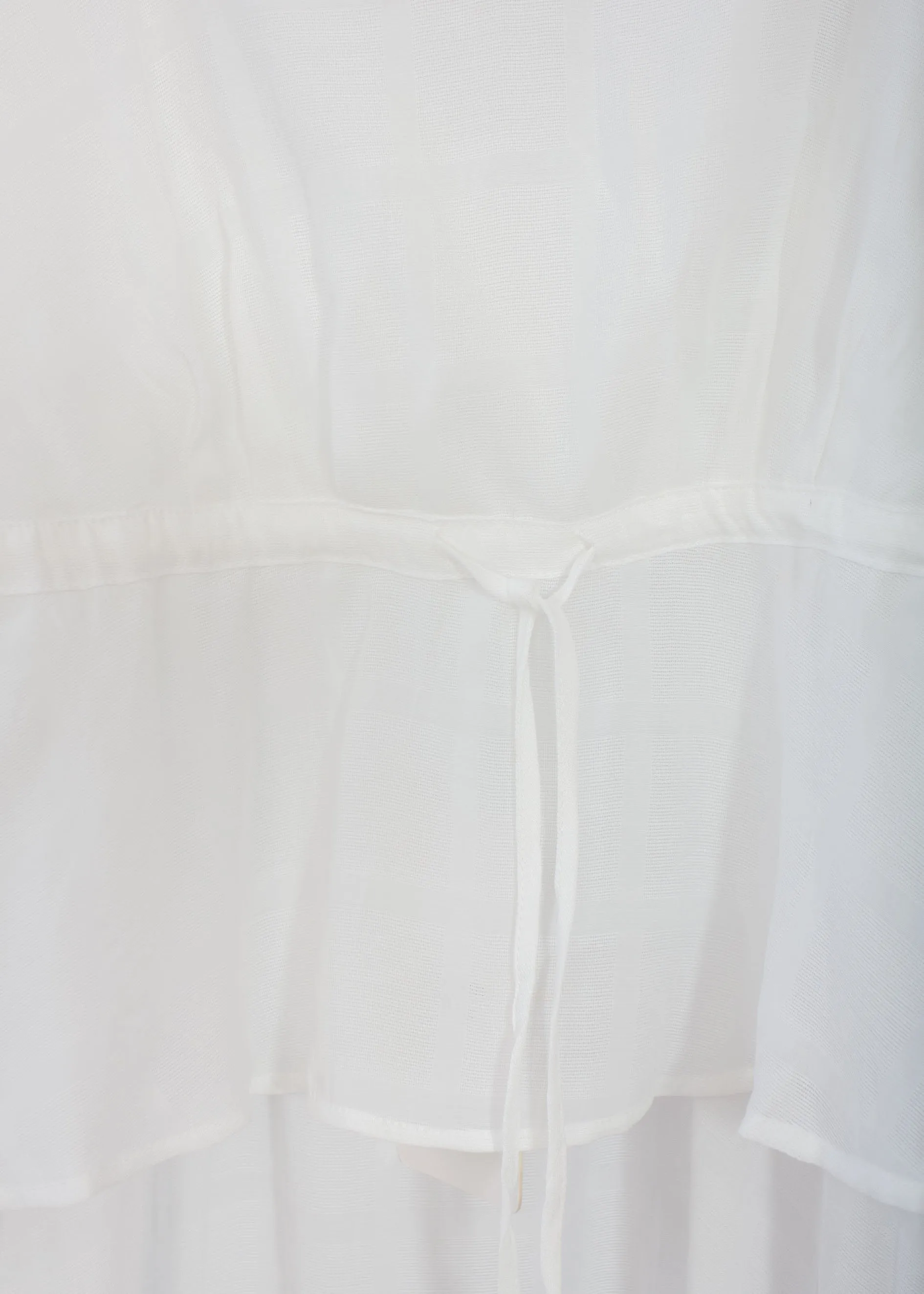 Fly Away Hi-Low Singlet Top - White