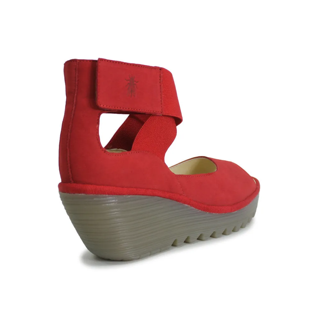 Fly London YEFI473FLY Cupido Leather Women's Wedge Heels Sandals