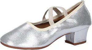 Foreign Trade 2025 New Soft Sole Solid Leather CrossStrap Dance Shoes Latin Dance Shoes Dress Boots for Women Low Heel