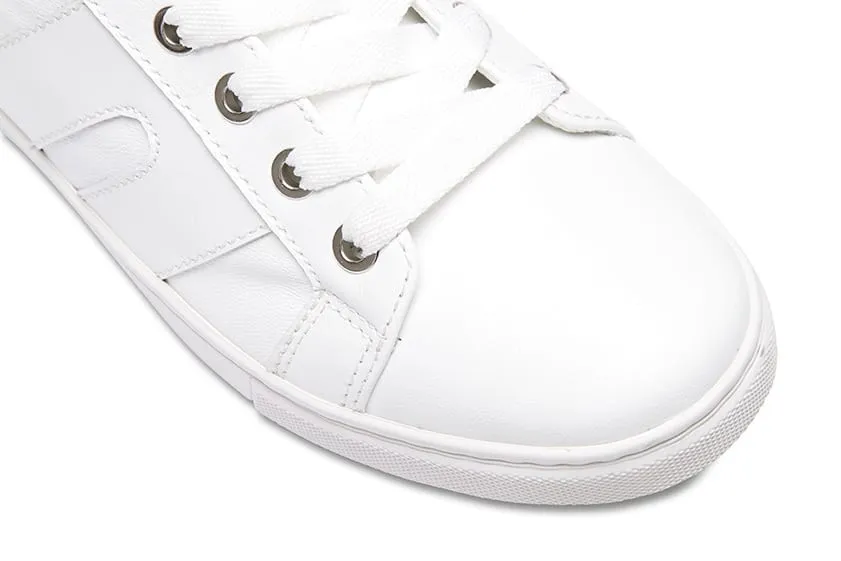 Formula Sneaker in White Leather