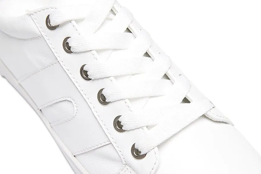 Formula Sneaker in White Leather