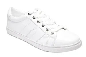 Formula Sneaker in White Leather