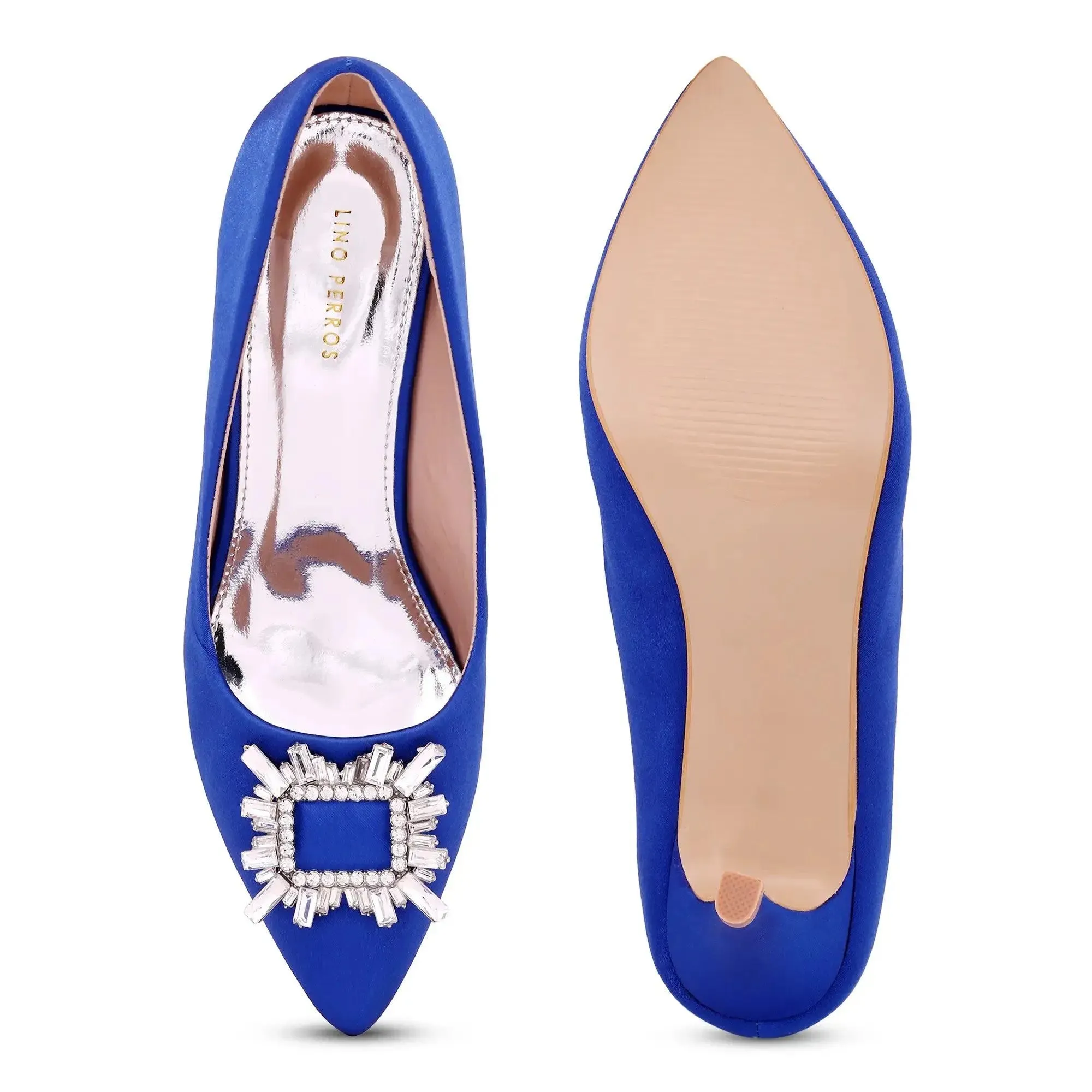 Gaga Crystal Broach Pumps