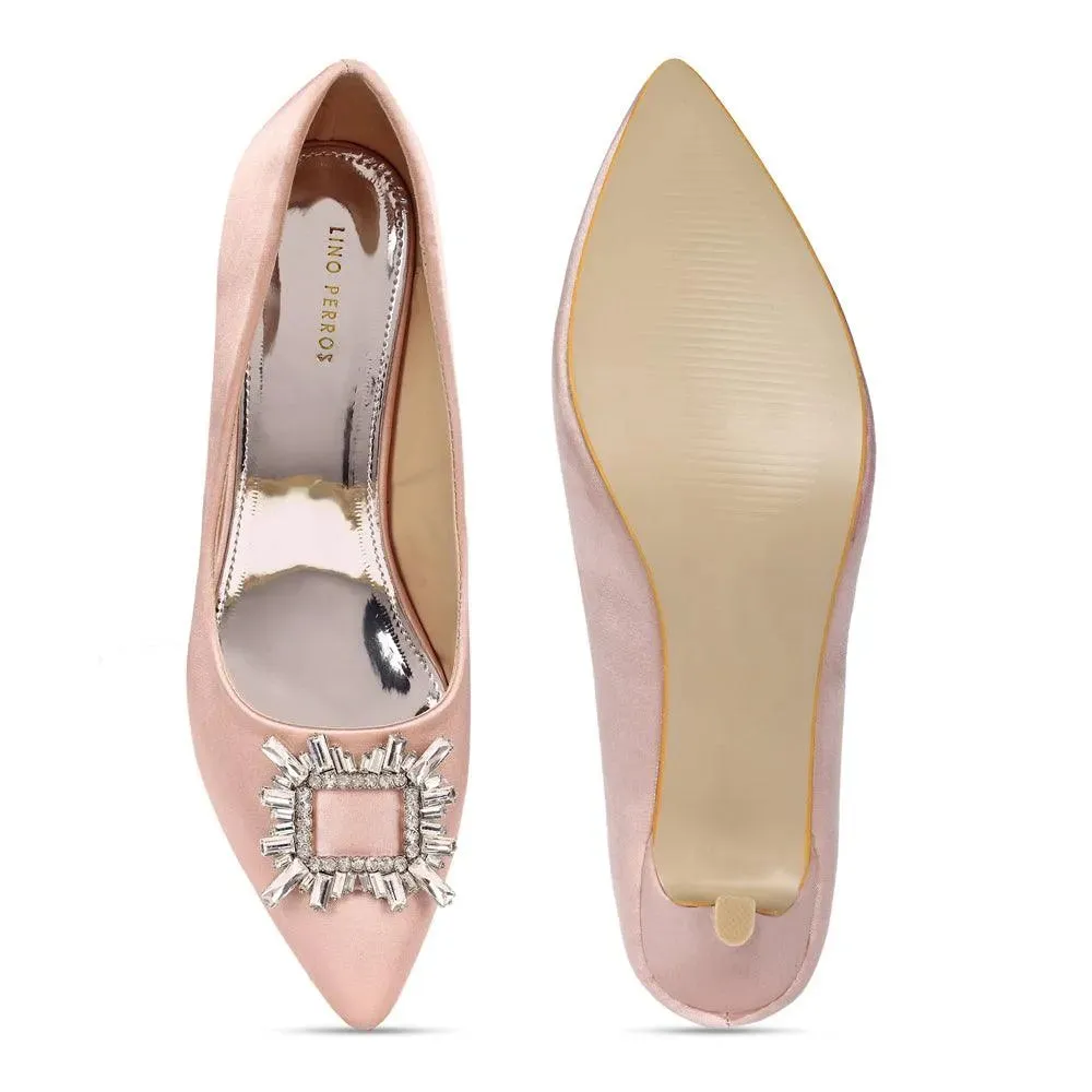 Gaga Crystal Broach Pumps