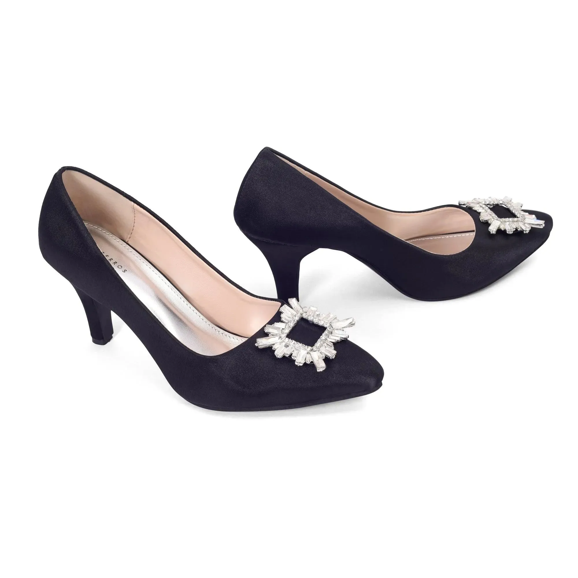 Gaga Crystal Broach Pumps