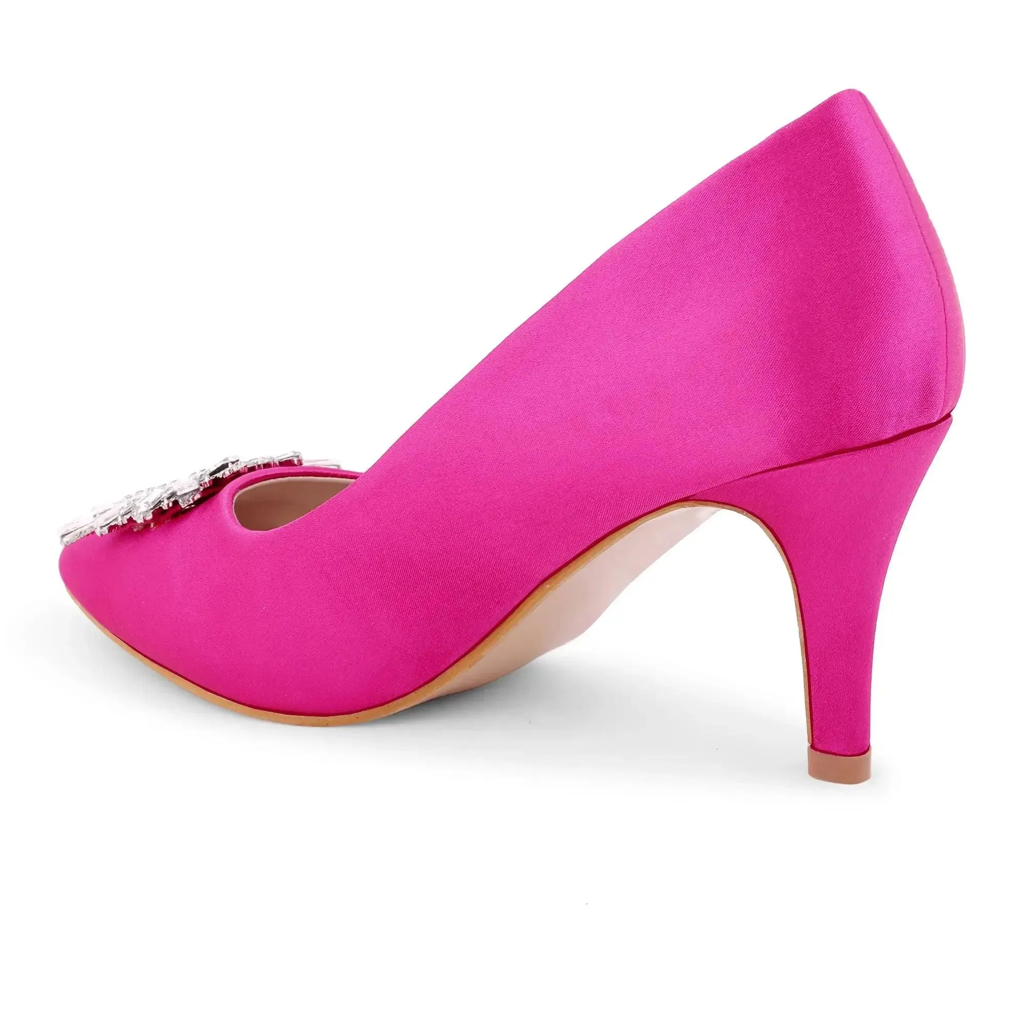 Gaga Crystal Broach Pumps