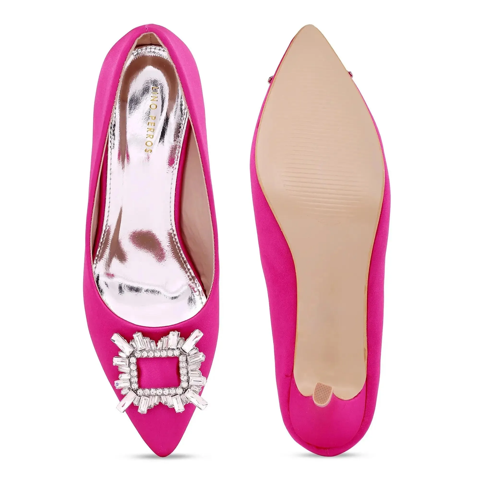 Gaga Crystal Broach Pumps